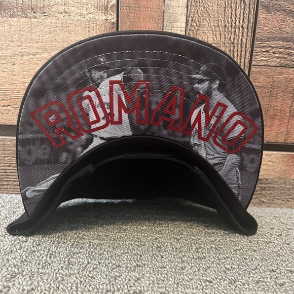 JORDAN ROMANO TORONTO BLUE JAYS BLACK /RED HAT CAP SGA JULY 22 ADJUSTABLE RARE! - Picture 7 of 9